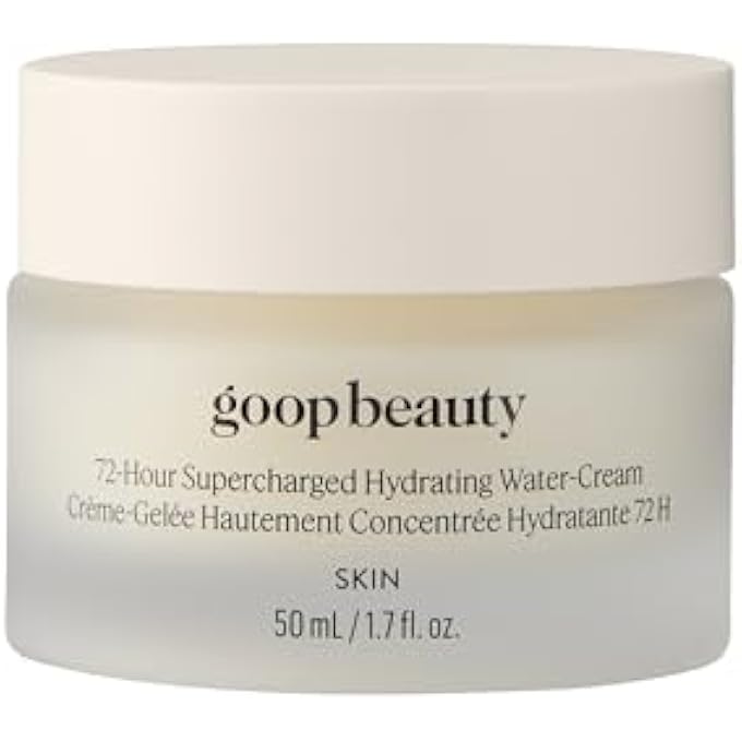 Goop BEAUTY 72-HOUR HYDRATING WATER CREAM | MATTE MOISTURIZER FOR ALL SKIN TYPES | NIACINAMIDE & FERMENTED ASTRAGALUS ROOT | HYDRATING FACE LOTION TO PLUMP, FIRM & REDUCE THE LOOK OF PORES | 1.7 FL OZ - Image 1